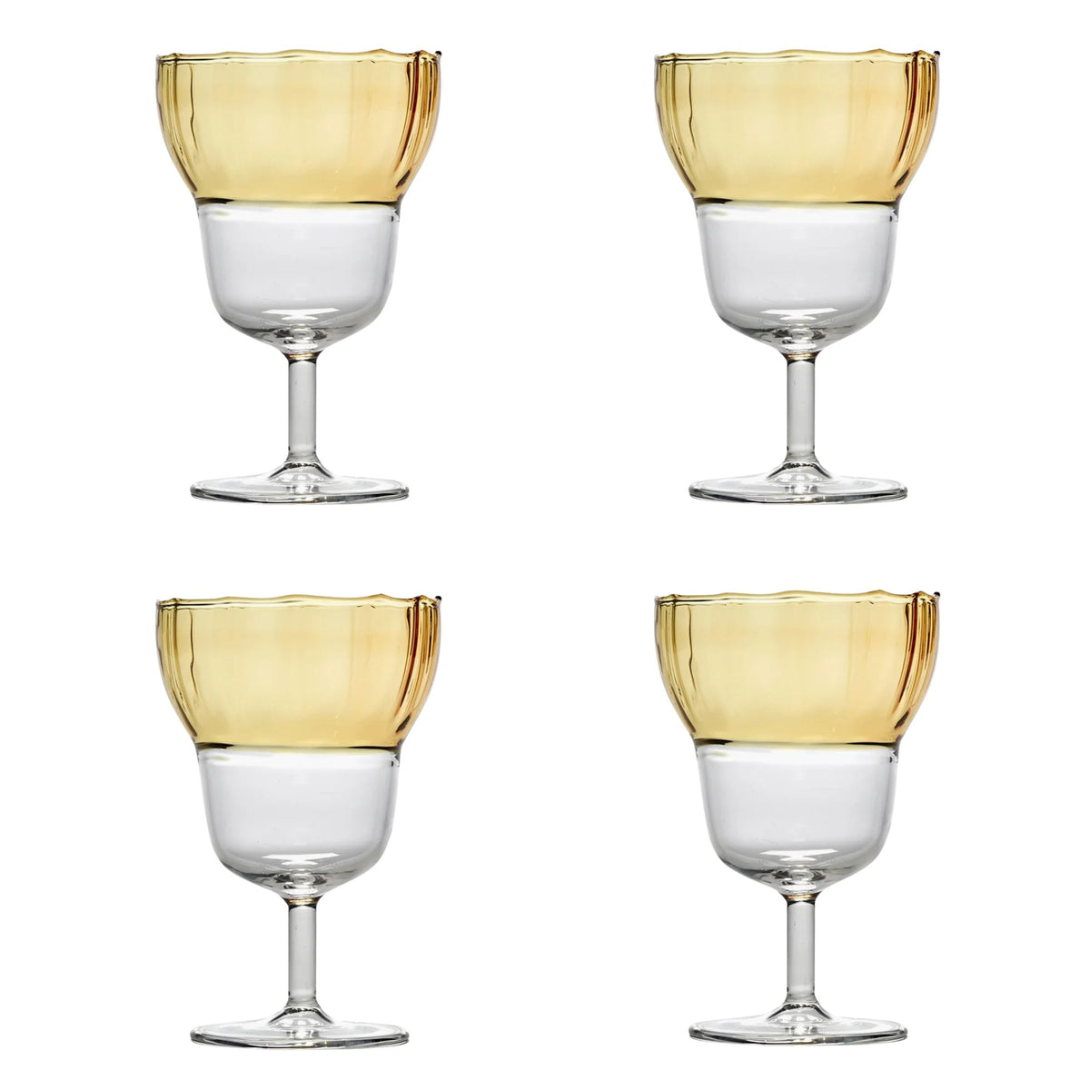 Set 4 Calici Yellow Yam Serax