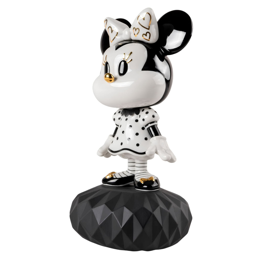 Scultura Minnie in black and white Lladro'