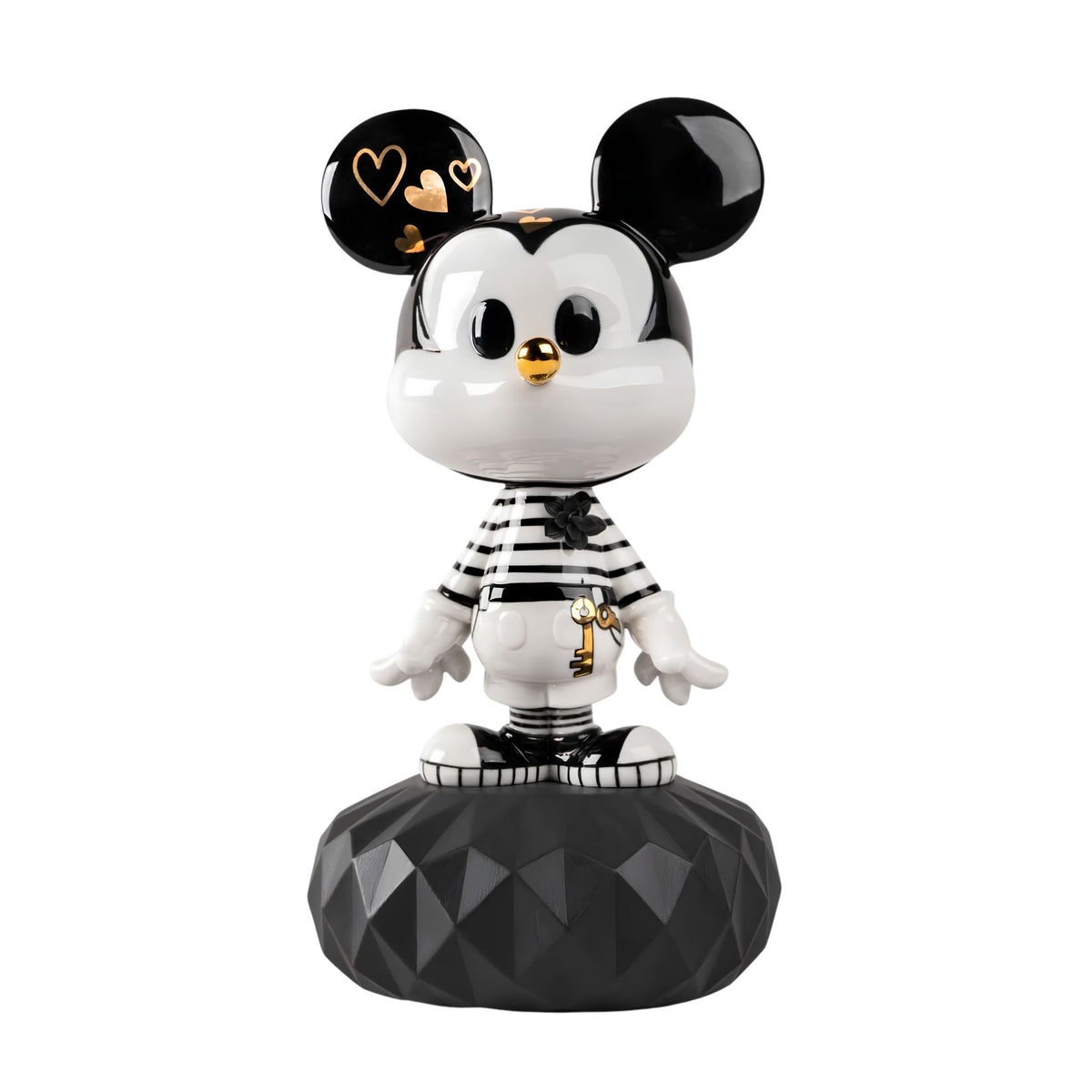 Scultura Mickey in black and white Lladro'