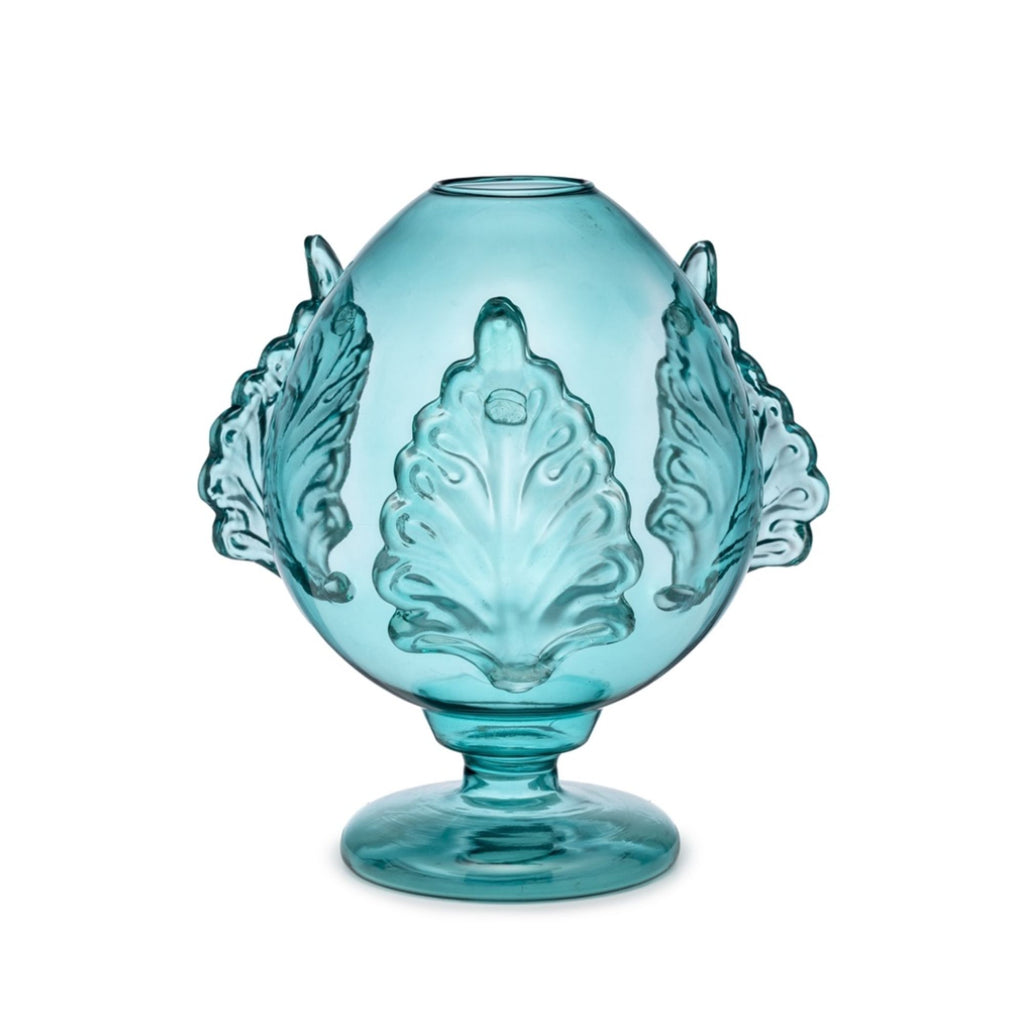 Vaso pumo vetro azzurro 25 cm Lamart