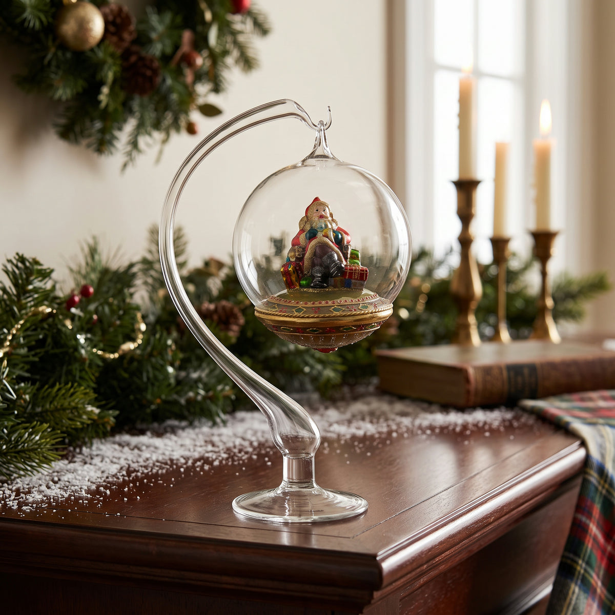 Sfera Babbo Natale Ludell