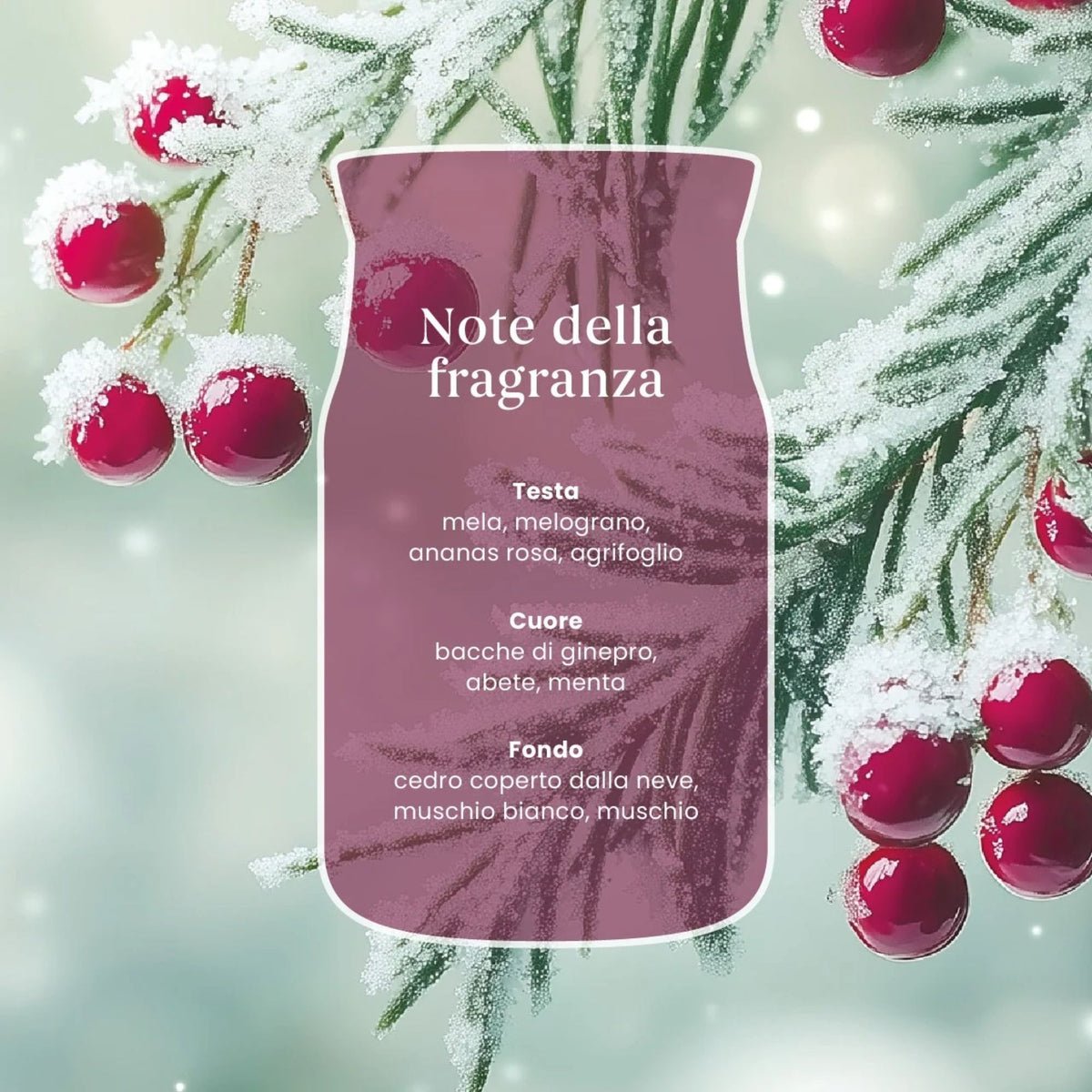 Candela Sparkling Winterberry Yankee Candle