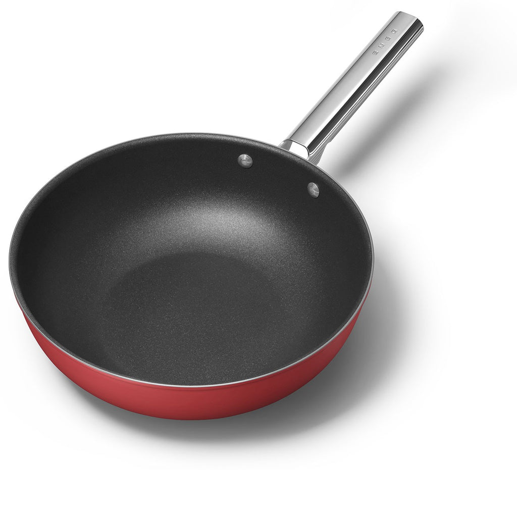 Wok antiaderente - 30 cm Stile Anni 50 Smeg