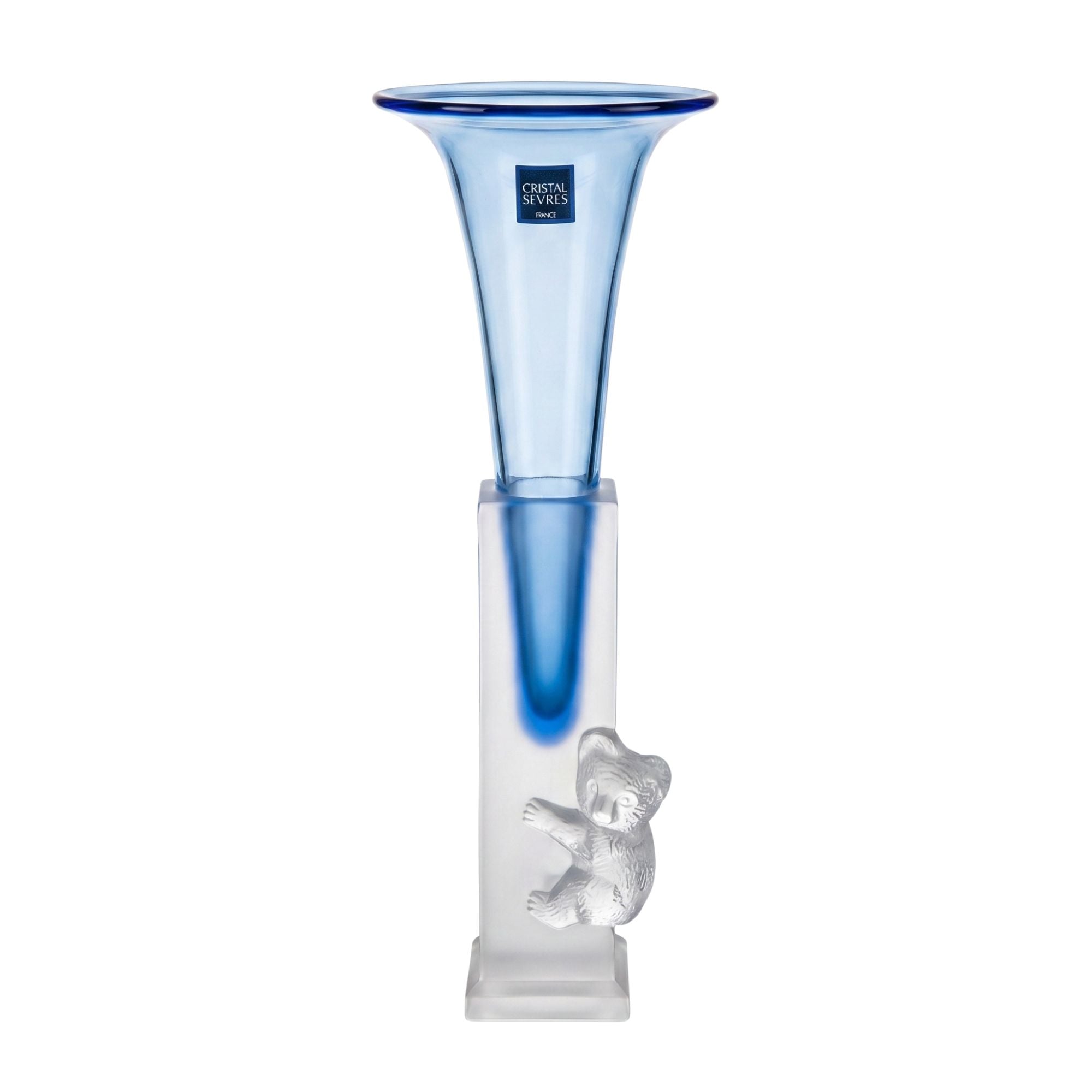 Vaso Monofiore Cristallo Cm 24 H Cristal Sevres