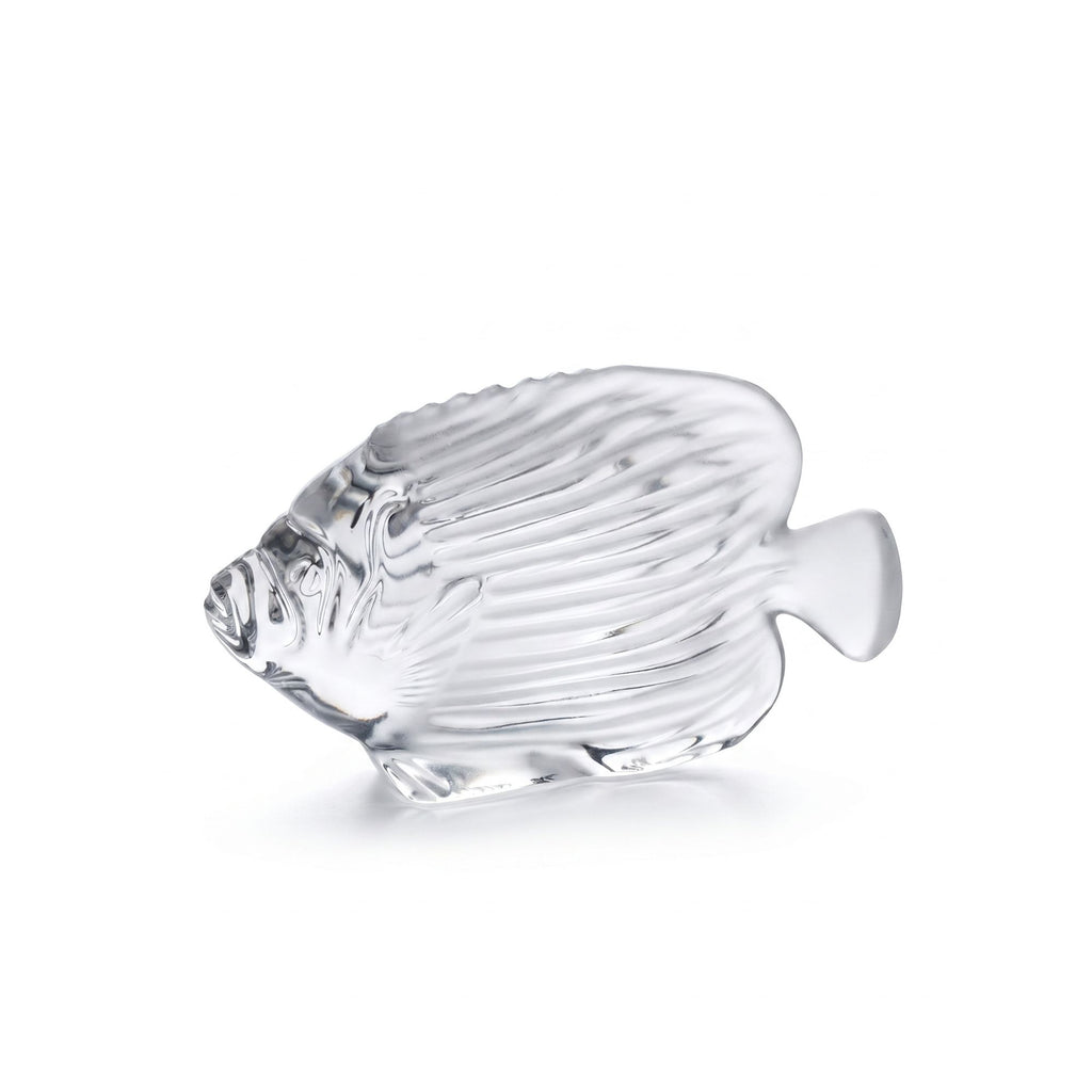 Statua Pesce Cristallo Empereur Clair Cristal Sevres