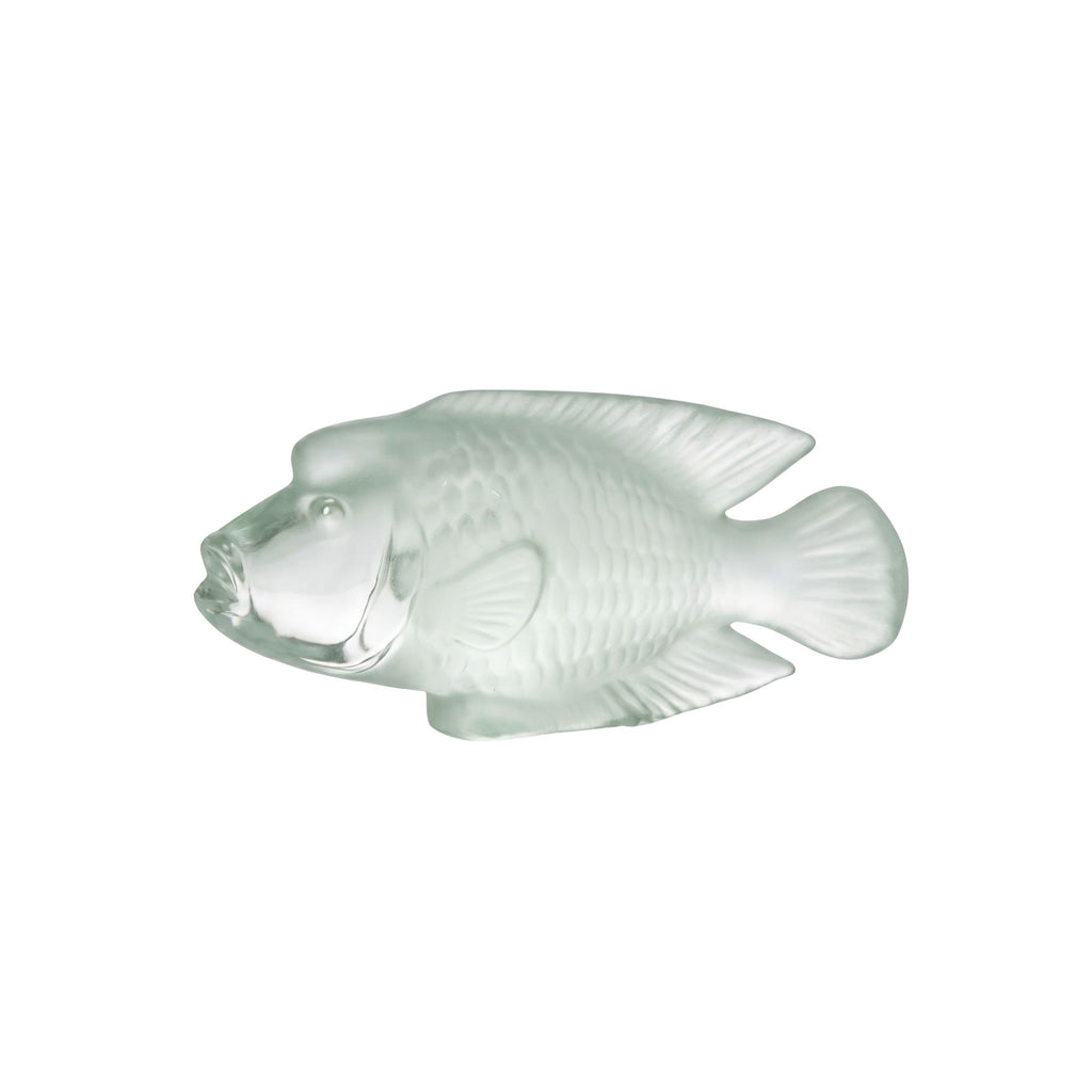Statua Pesce Cristallo Napoleon Clair Cristal Sevres