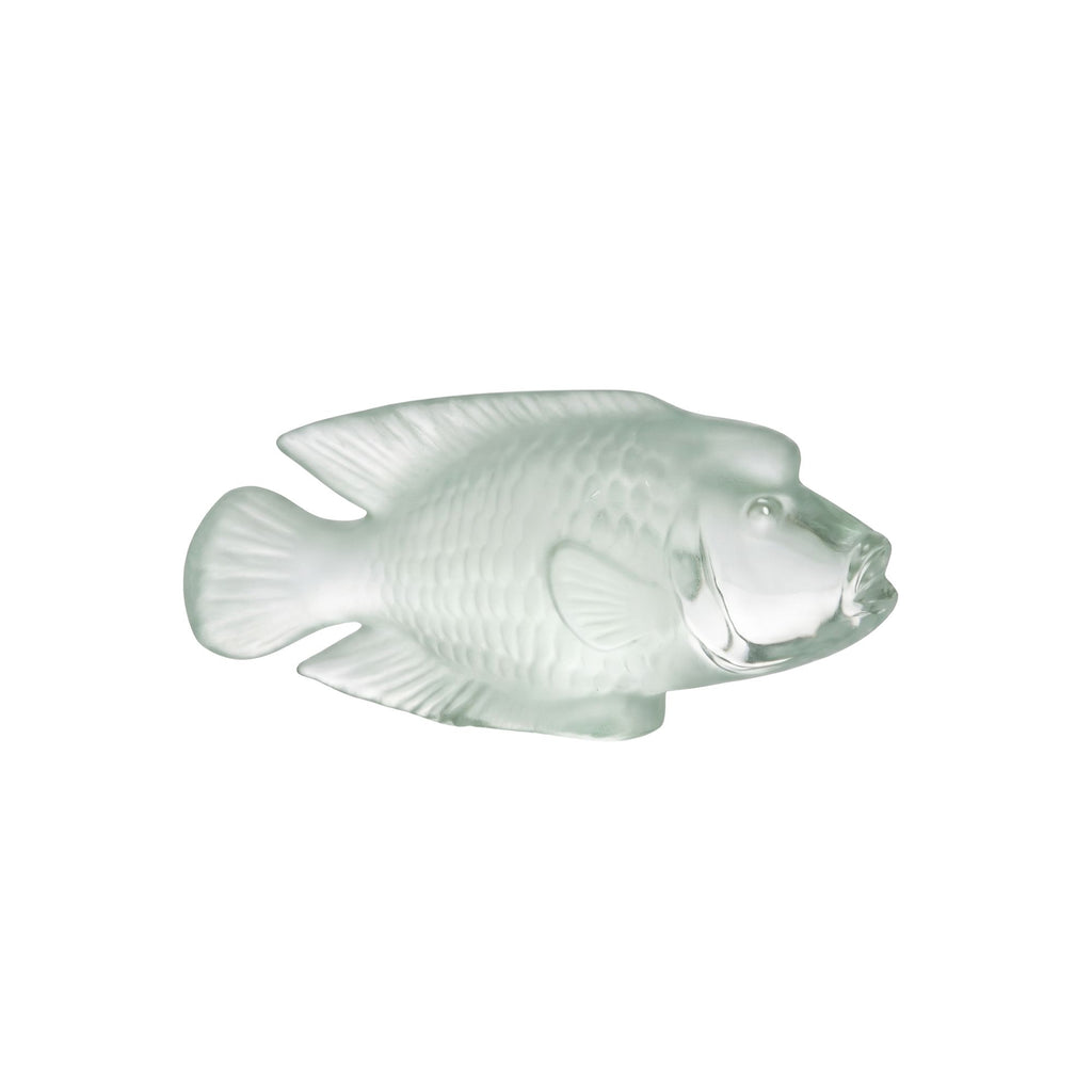 Statua Pesce Cristallo Napoleon Clair Cristal Sevres