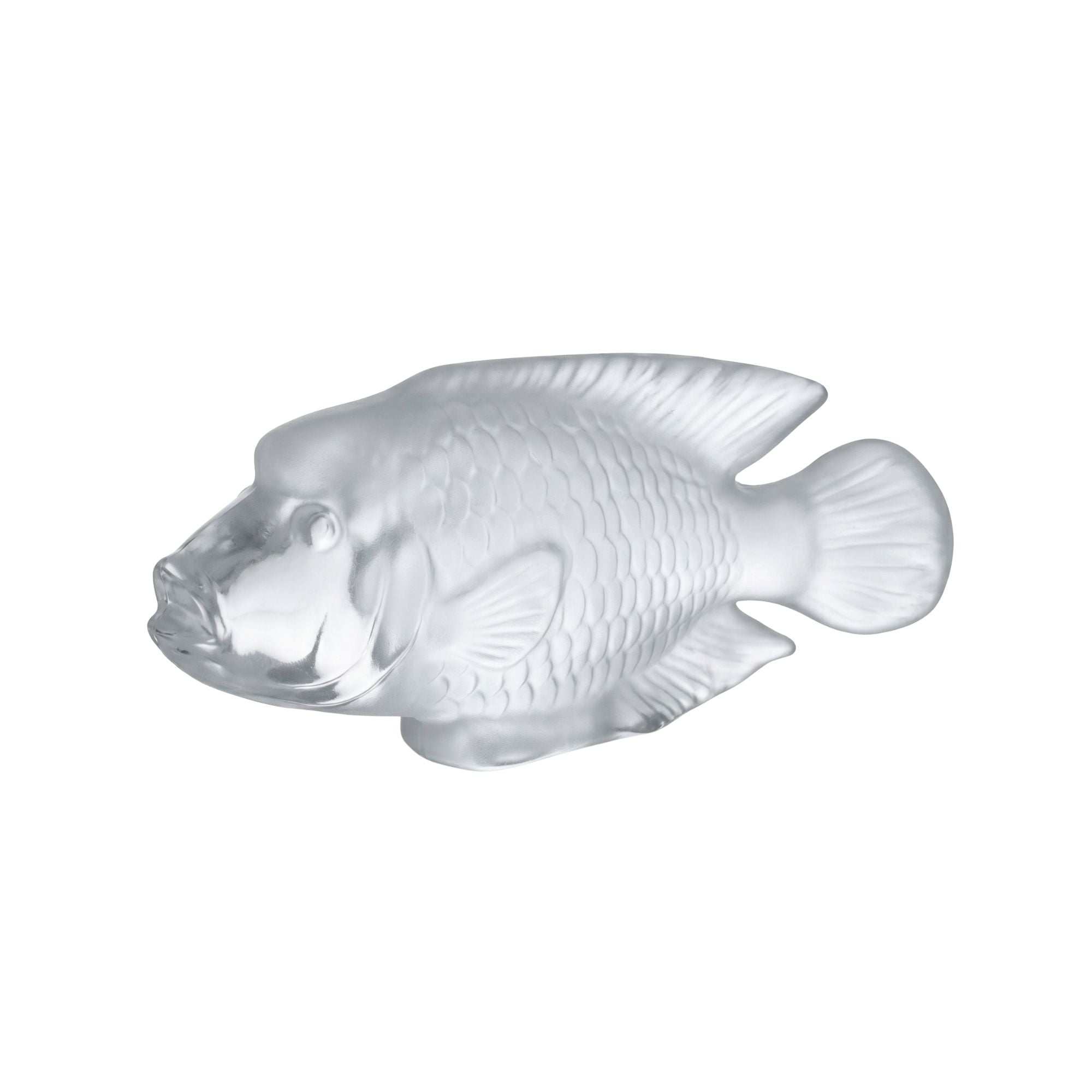 Statua Pesce Cristallo Napoleon Clair Cristal Sevres