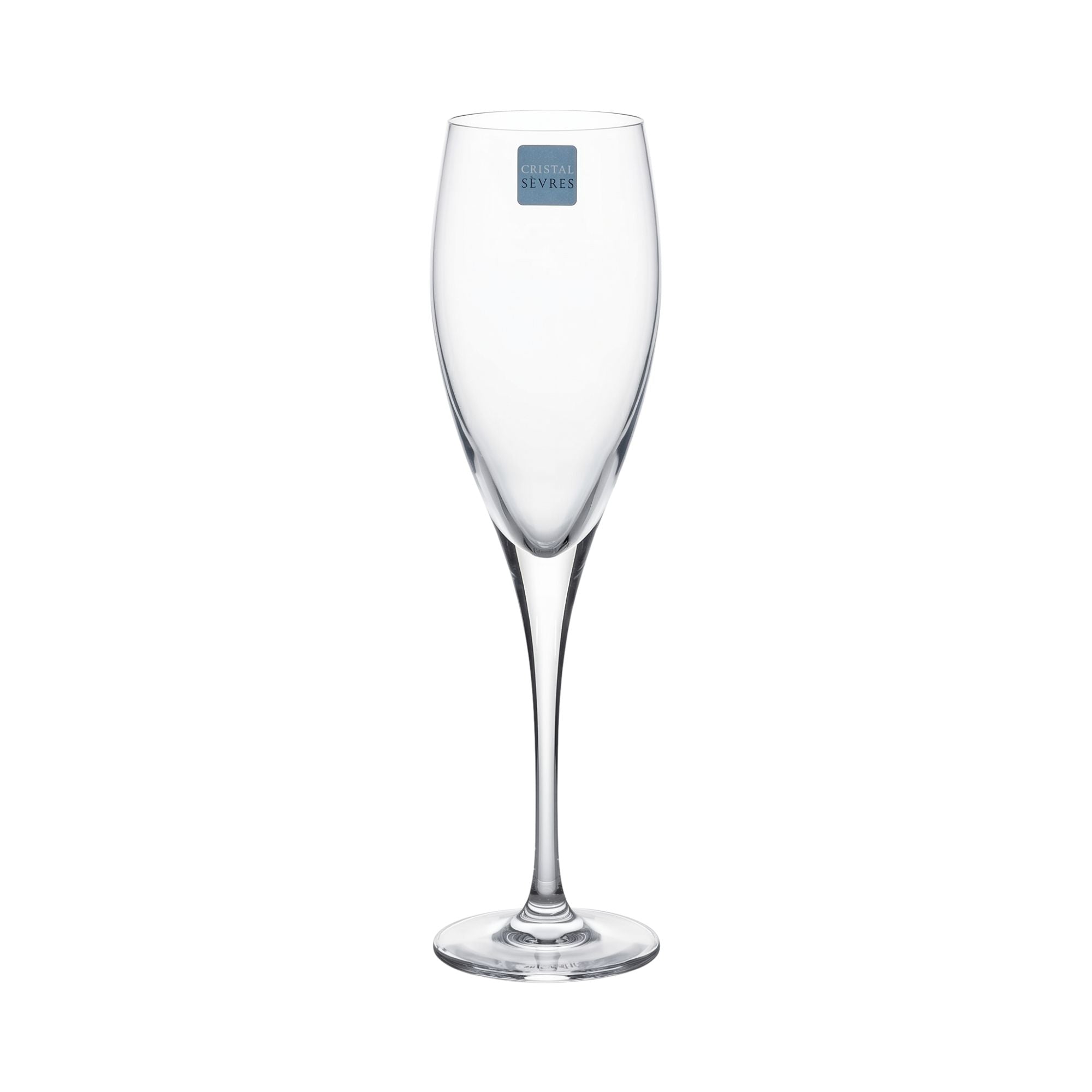 Sei Calici Flute Pensee Cristal Sevres