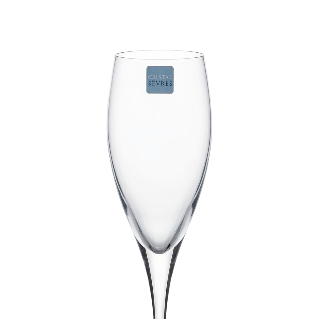 Sei Calici Flute Pensee Cristal Sevres