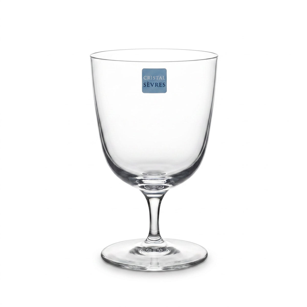 Sei Calici Vino Jambe Courte Cristal Sevres