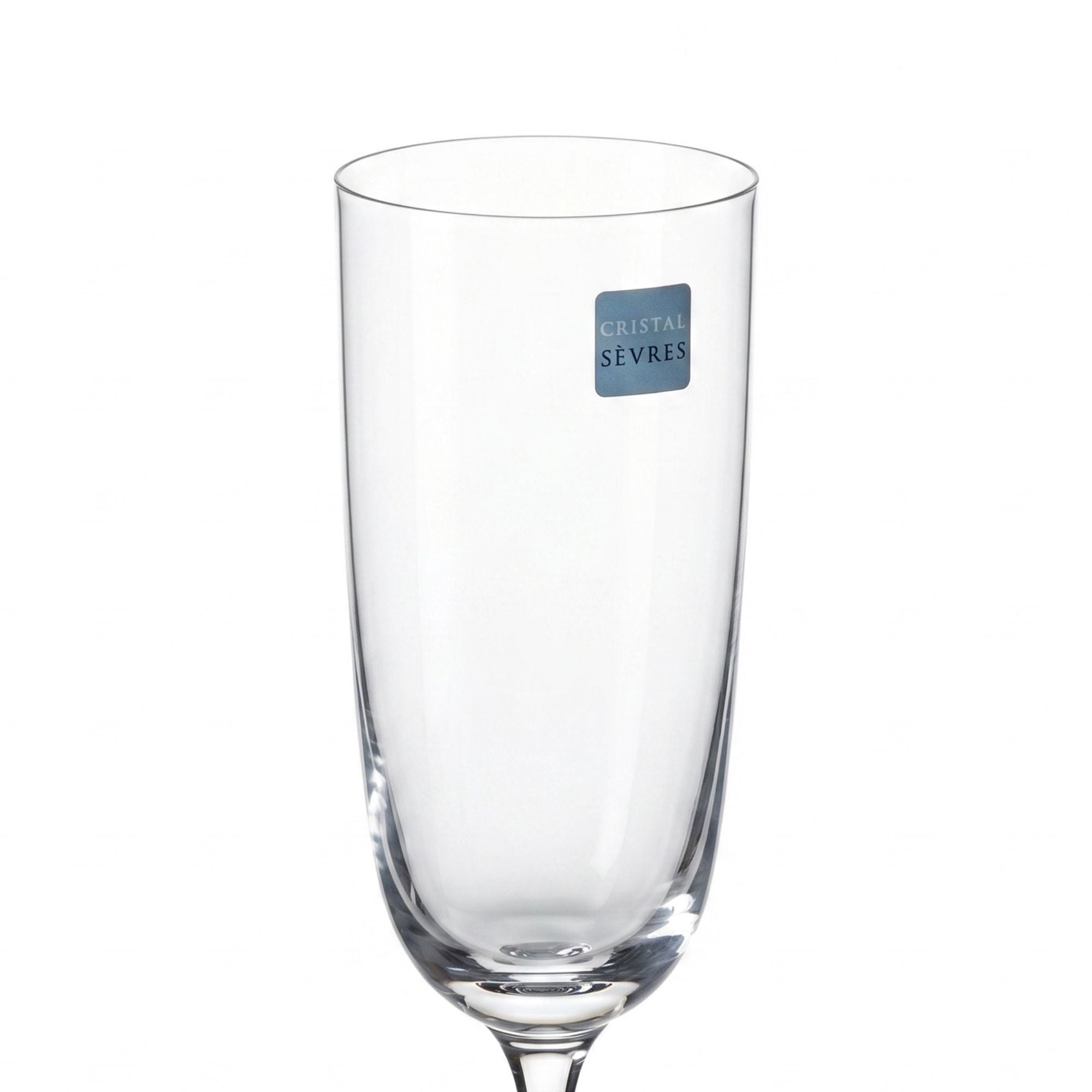 Sei Calici Flute Jambe Courte Cristal Sevres