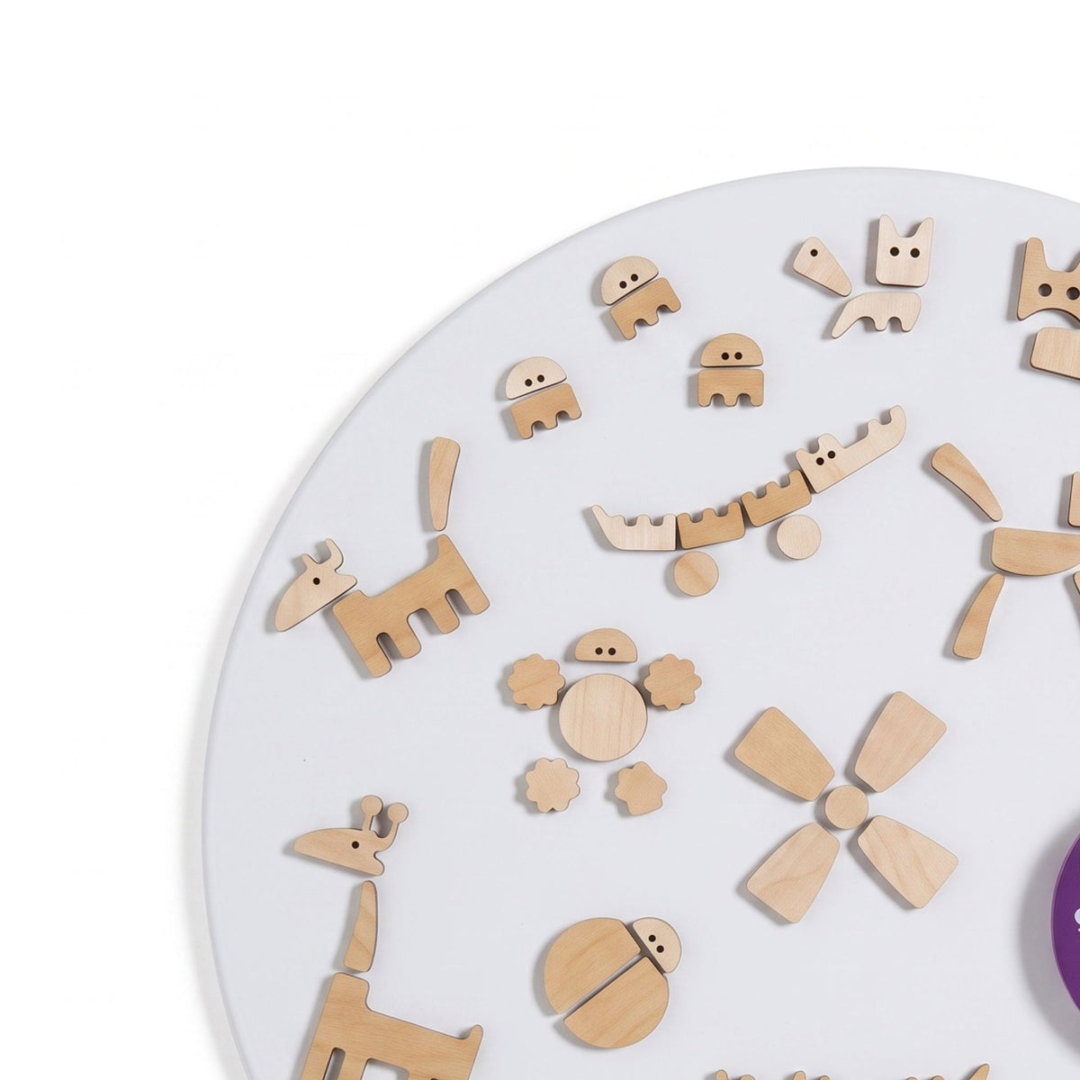 Orologio Parete Tic Calamitato Viola 60 Cm Diamantini E Domeniconi