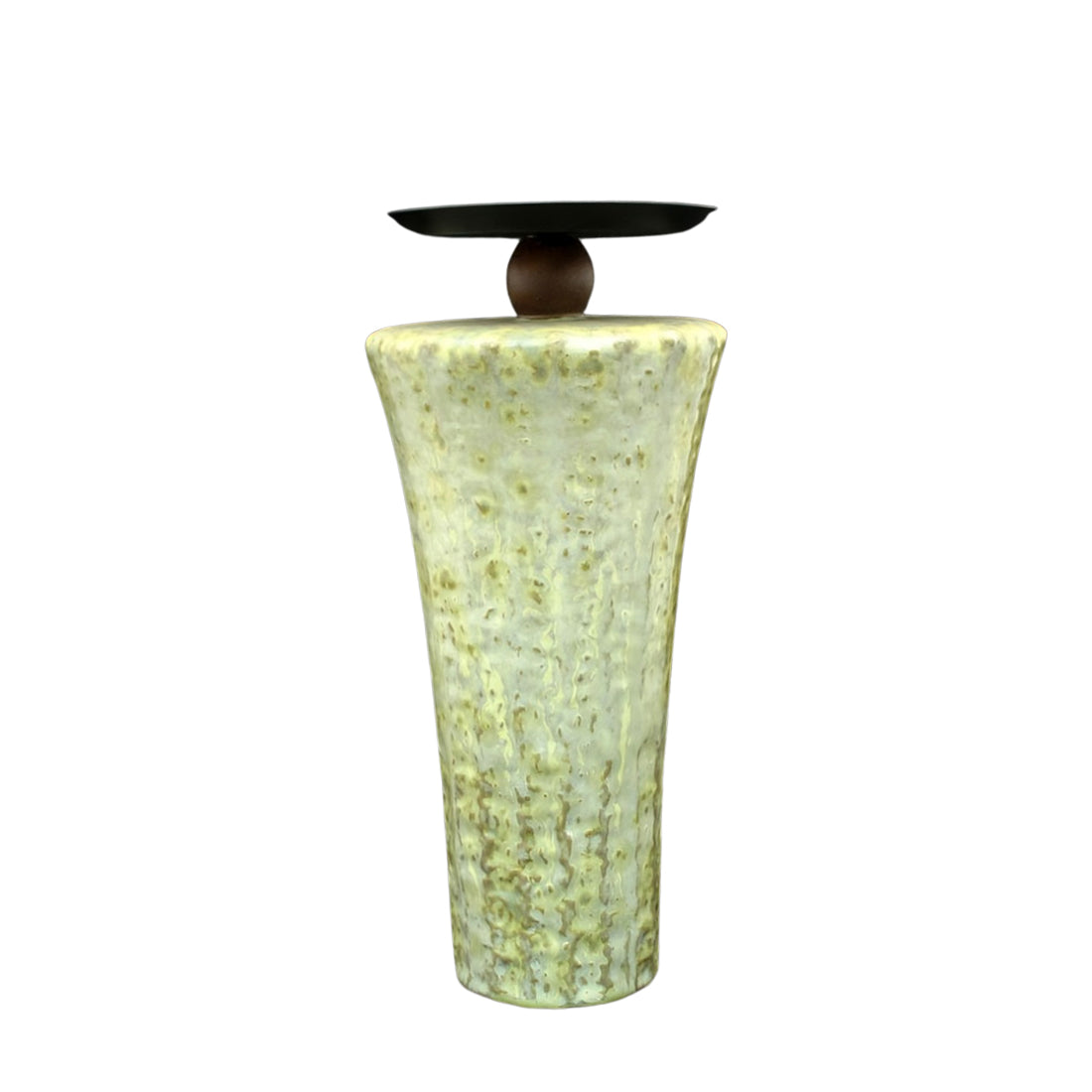 Portacandele Alto Ceramica Verde Edg