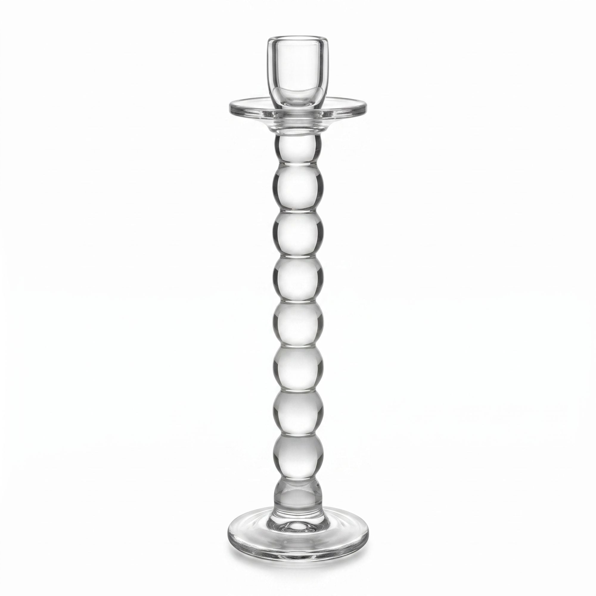 Portacandele Stelo Cerchi 34cm h Edg
