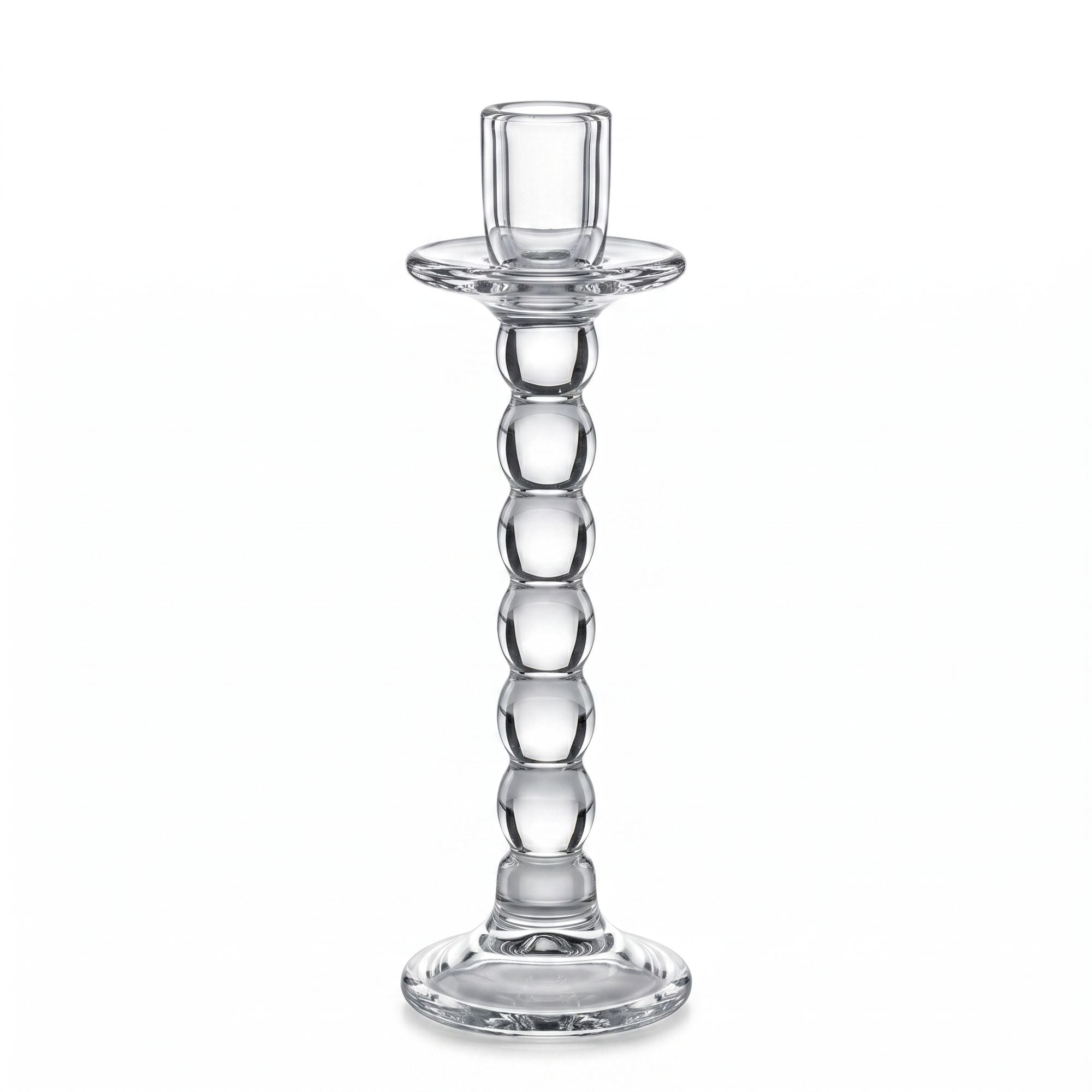 Portacandela Stelo Cerchi 30cm h Edg