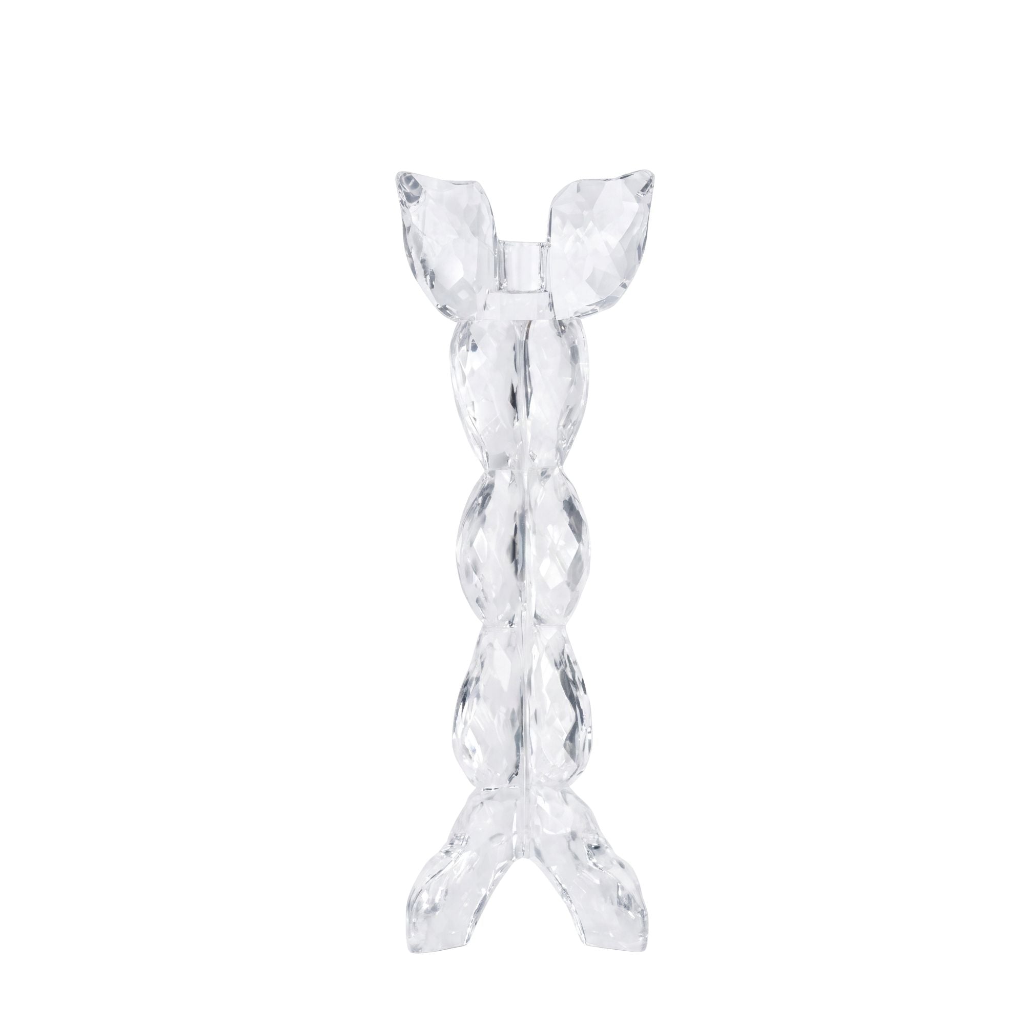 Portacandele Cristallo 4 Foglie Cm29 Edg