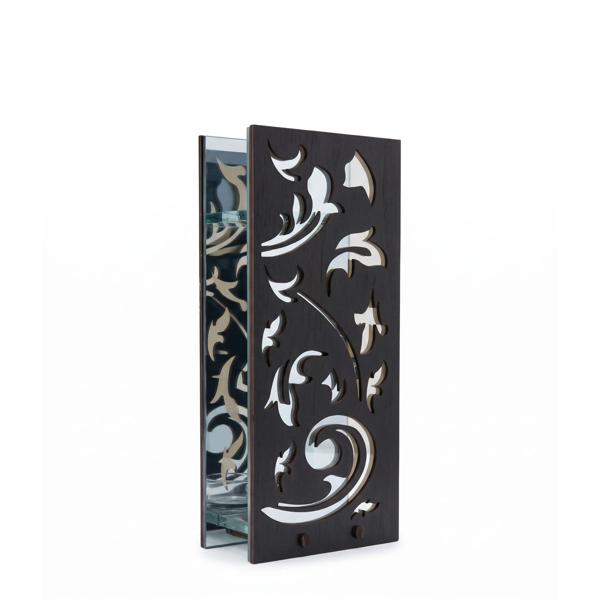 Portacandele Intarsi Legno Edg