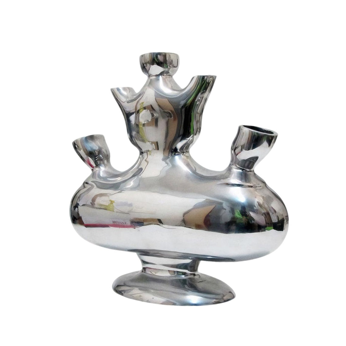 Vaso Alluminio 5 Fori Argento Edg