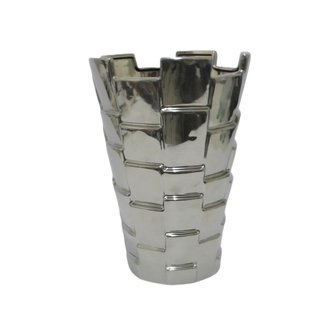 Vaso In Ceramica Argento Edg