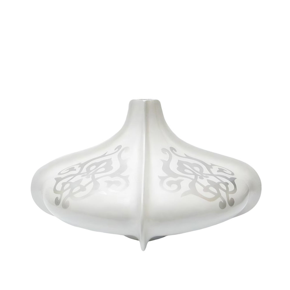 Vaso Resina Stemmato Basso E Largo Edg