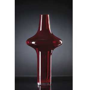 Vaso Cristallo Rosso Edg