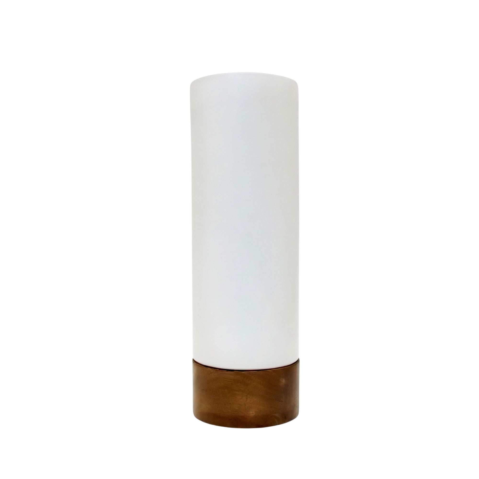 Vaso Cilindrico Base Legno Trandy Edg