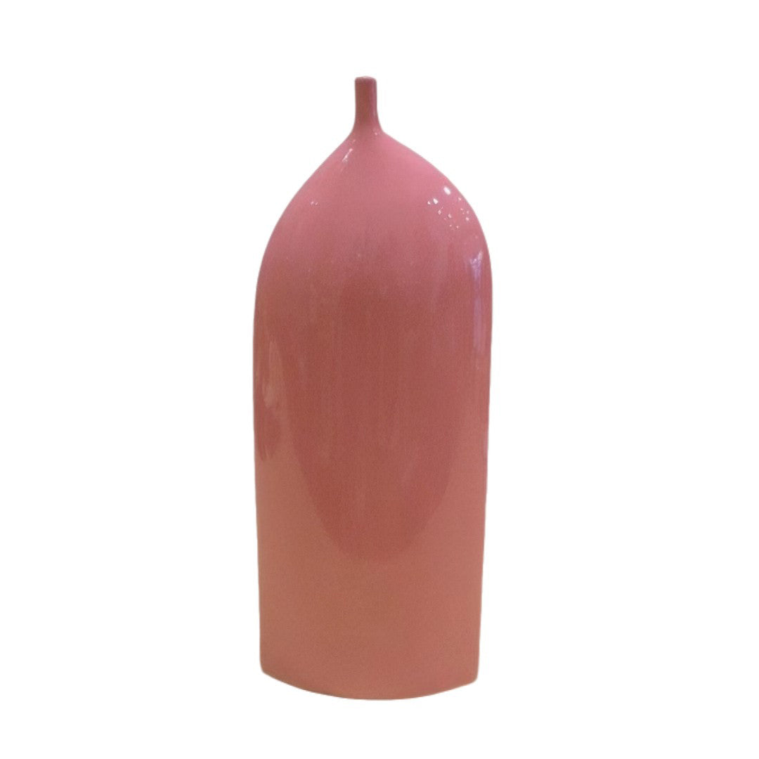Vaso Rosa Alto Collo Piccolo Edg