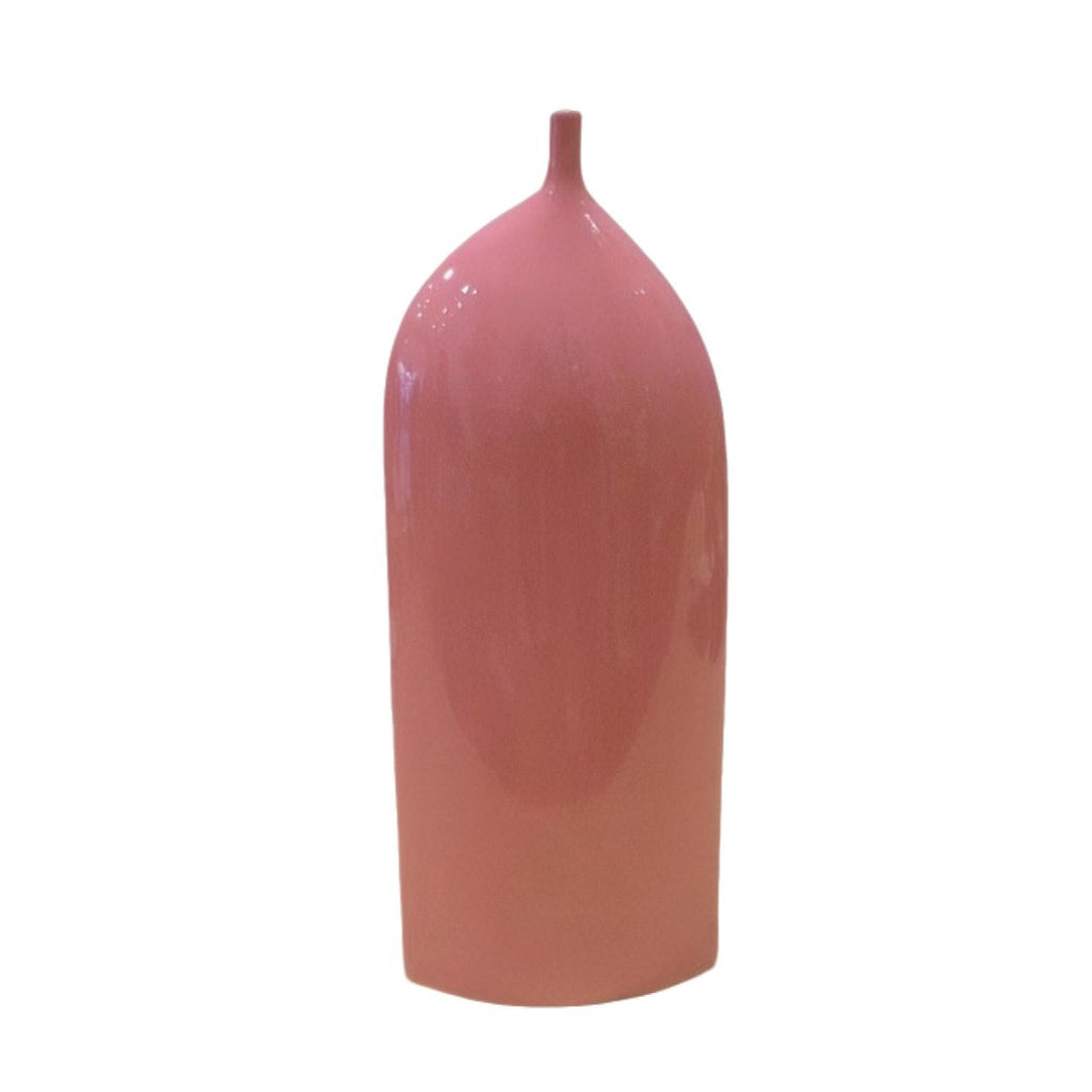 Vaso Rosa Alto Collo Piccolo Edg