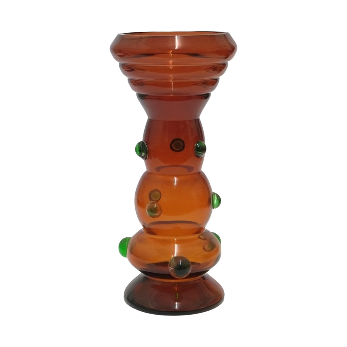 Vaso In Cristallo Con Applicazioni Edg