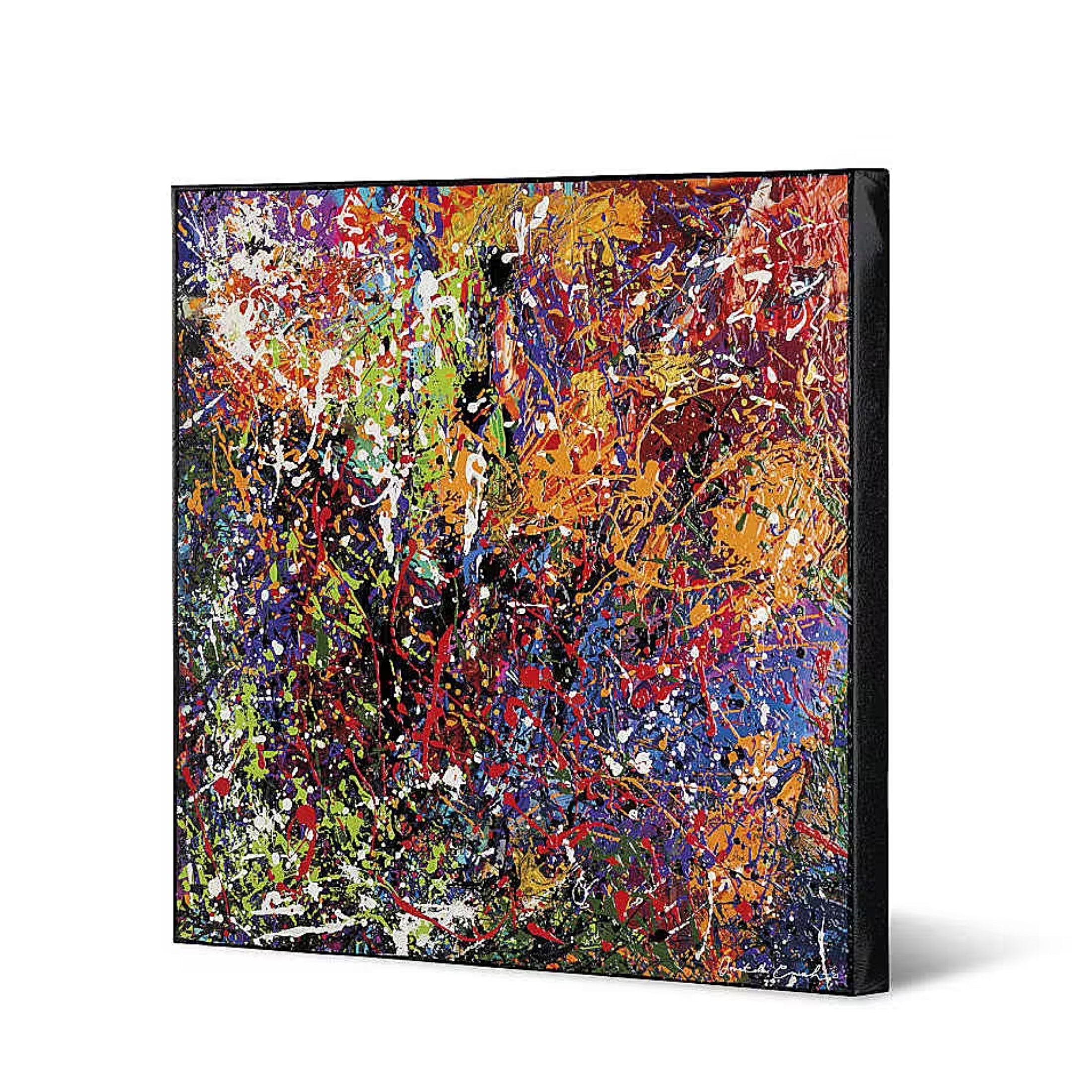 Quadro Non E` Pollock Rosso 70X70 cm Egan