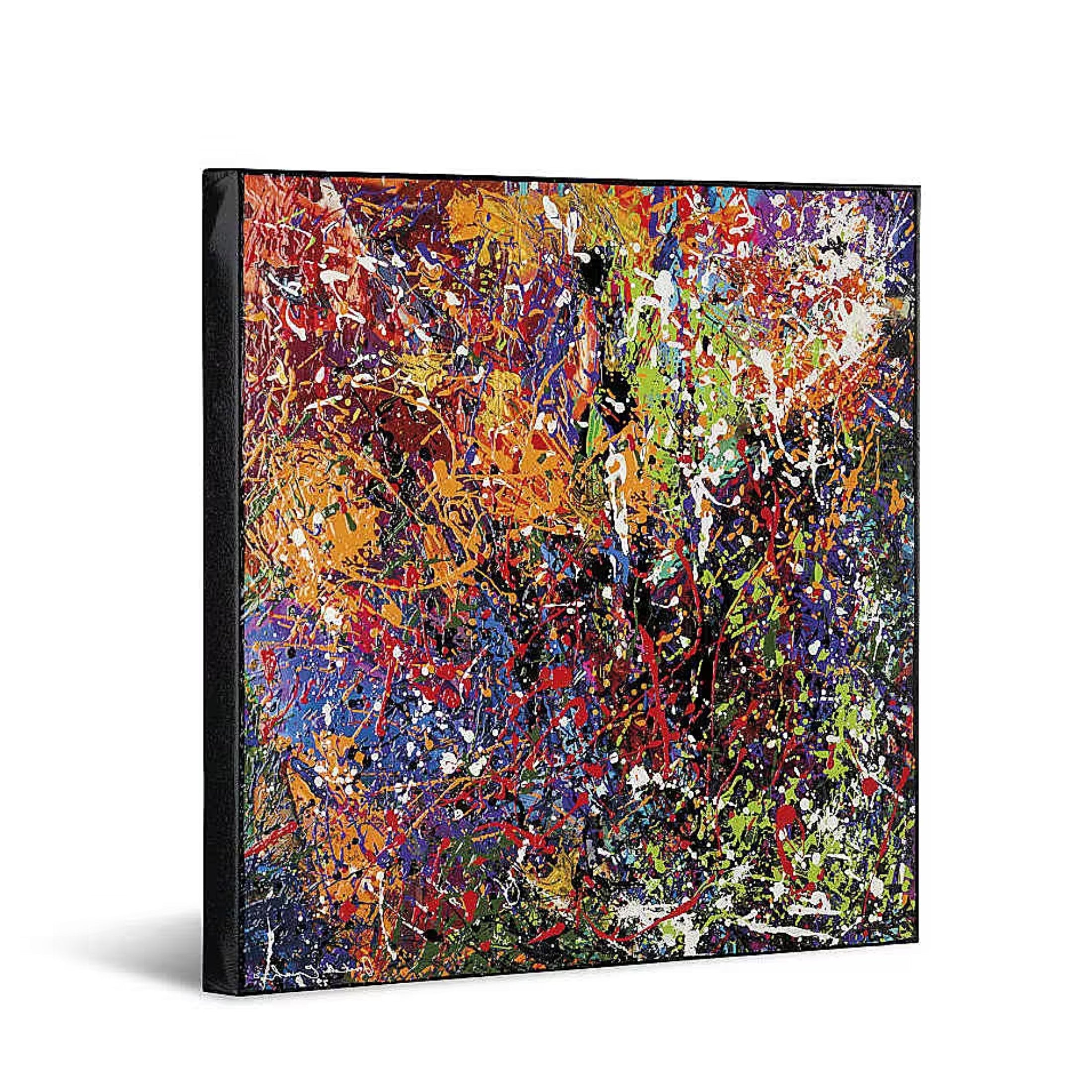 Quadro Non E` Pollock Rosso 70X70 cm Egan