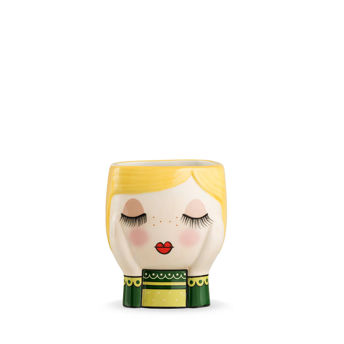 Vaso Le Pupazze Mimi`  Giallo 12X11 Egan