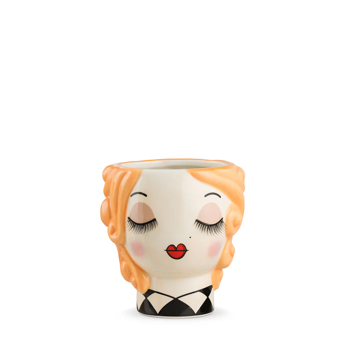 Vaso Le Pupazze Gaia Arancio 12X11 cm Egan