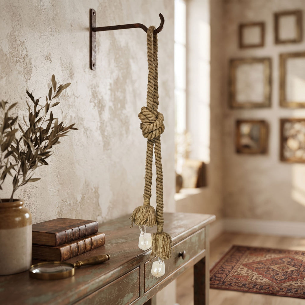 Sulaluce Lampadario Corde Annodate Rituali  Domestici