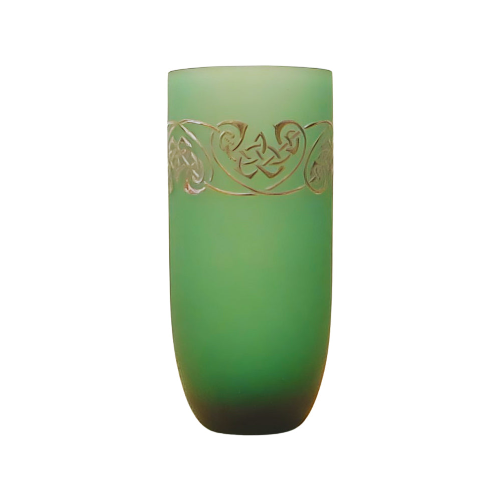 Vaso Verde Serigrafato Egizia