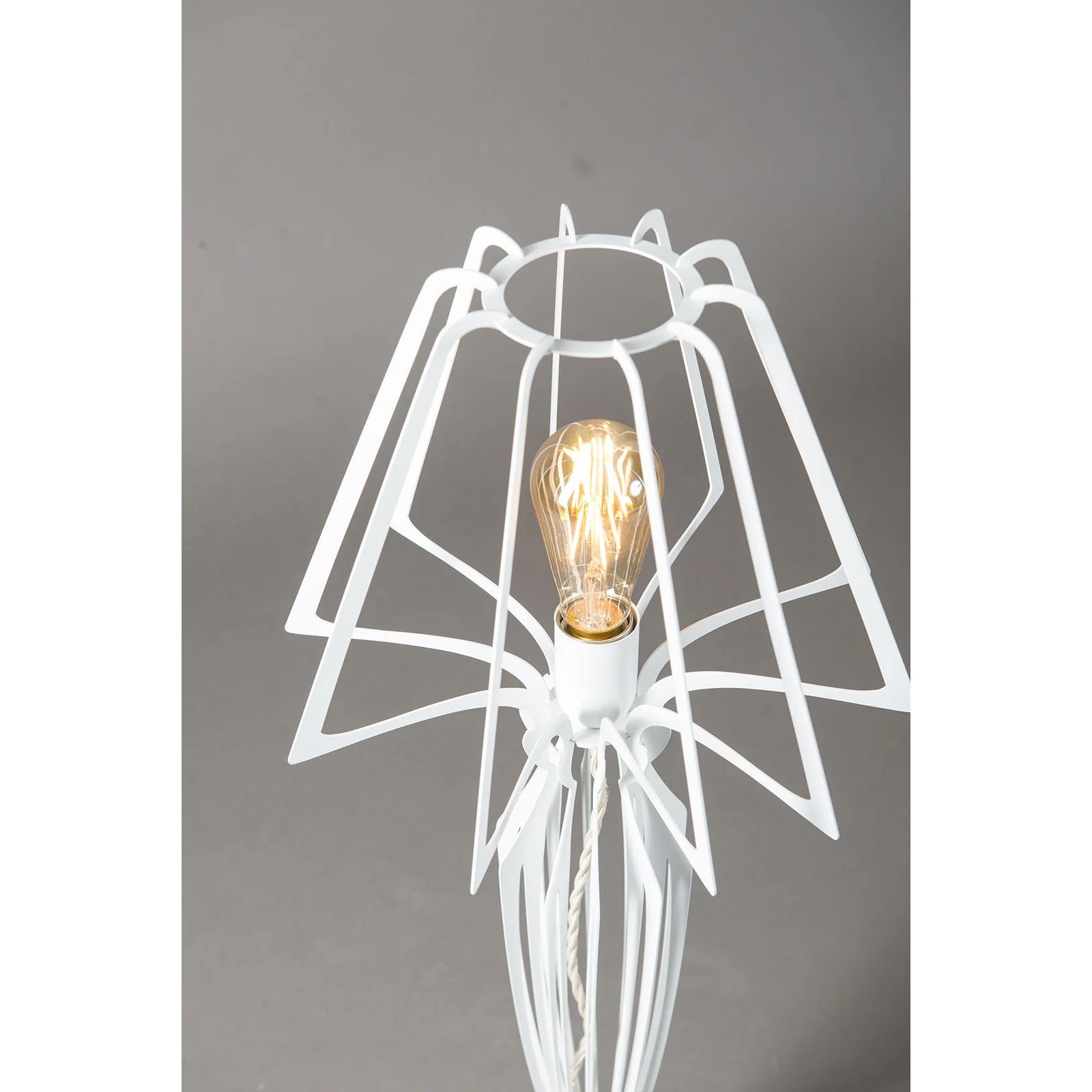 Lampada Minerva Da Tavolo Alta Bianco Arti E Mestieri