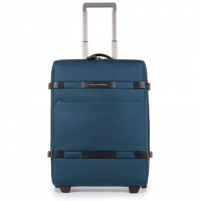 Trolley Cabin Slim 2 Ruote In Sintetico E Tessuto Piquadro