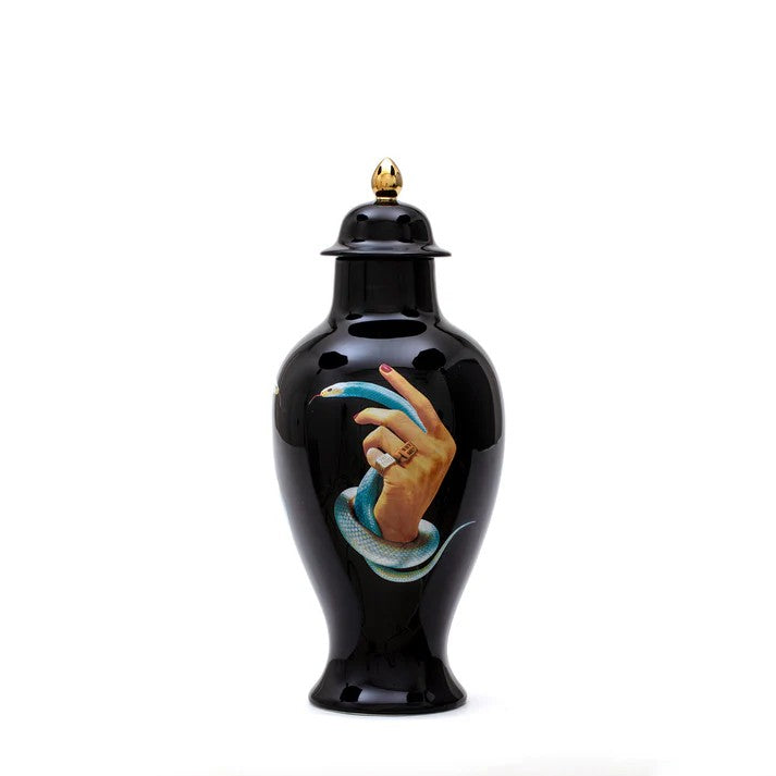 Vaso Hands Whit Snakes Seletti