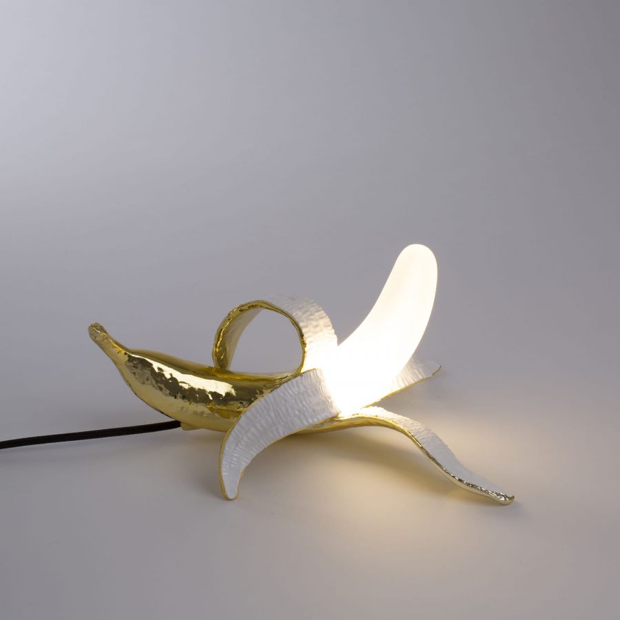 Lampada In Resina E Vetro Banana Lamp-Dewey Seletti