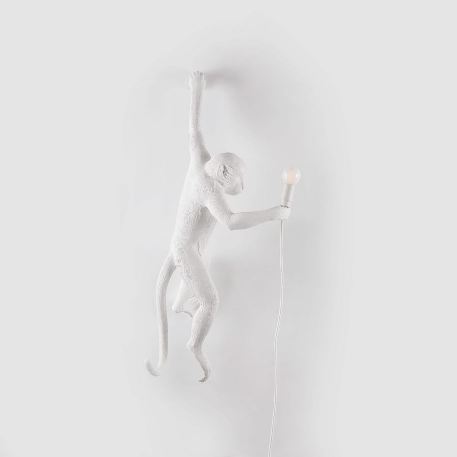 Lampada Monkey Lamp Appesa Mano Sinistra Seletti