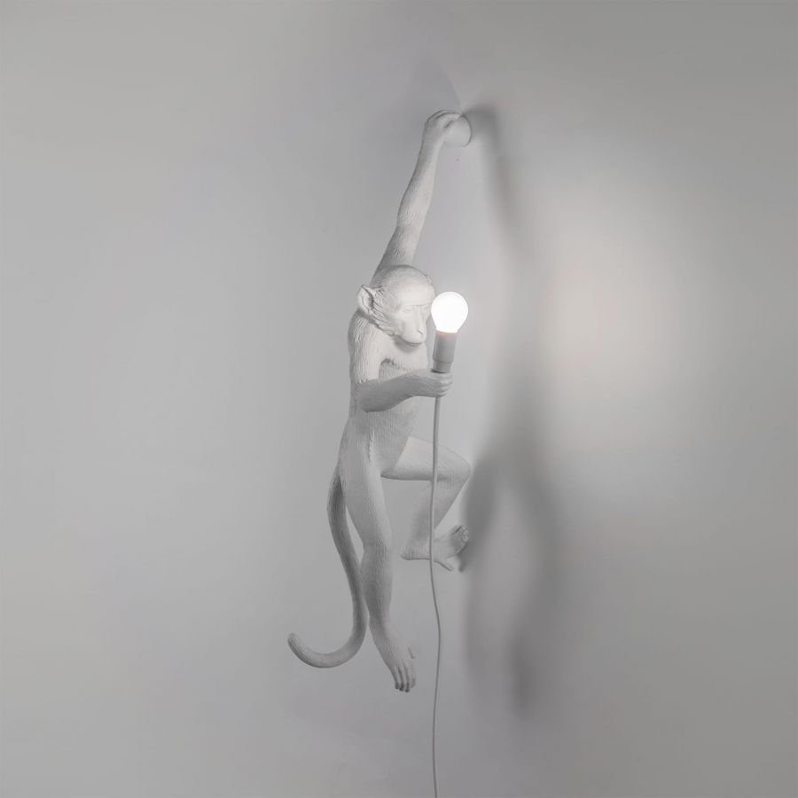 Lampada Monkey Lamp Appesa Mano Sinistra Seletti