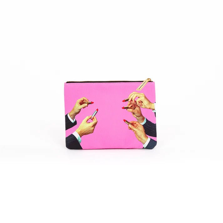 Busta Cosmesi Lipsticks Pink Seletti