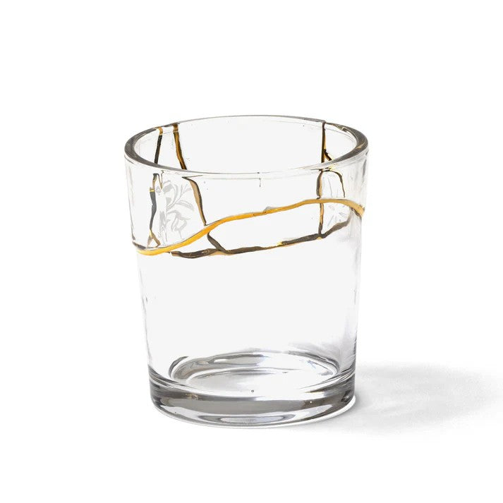 Set 4 Bicchieri In Vetro Kintsugi -N`3 Seletti
