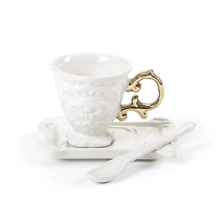 Set 2 tazze Caffe` In Porcellana I-Wares Seletti