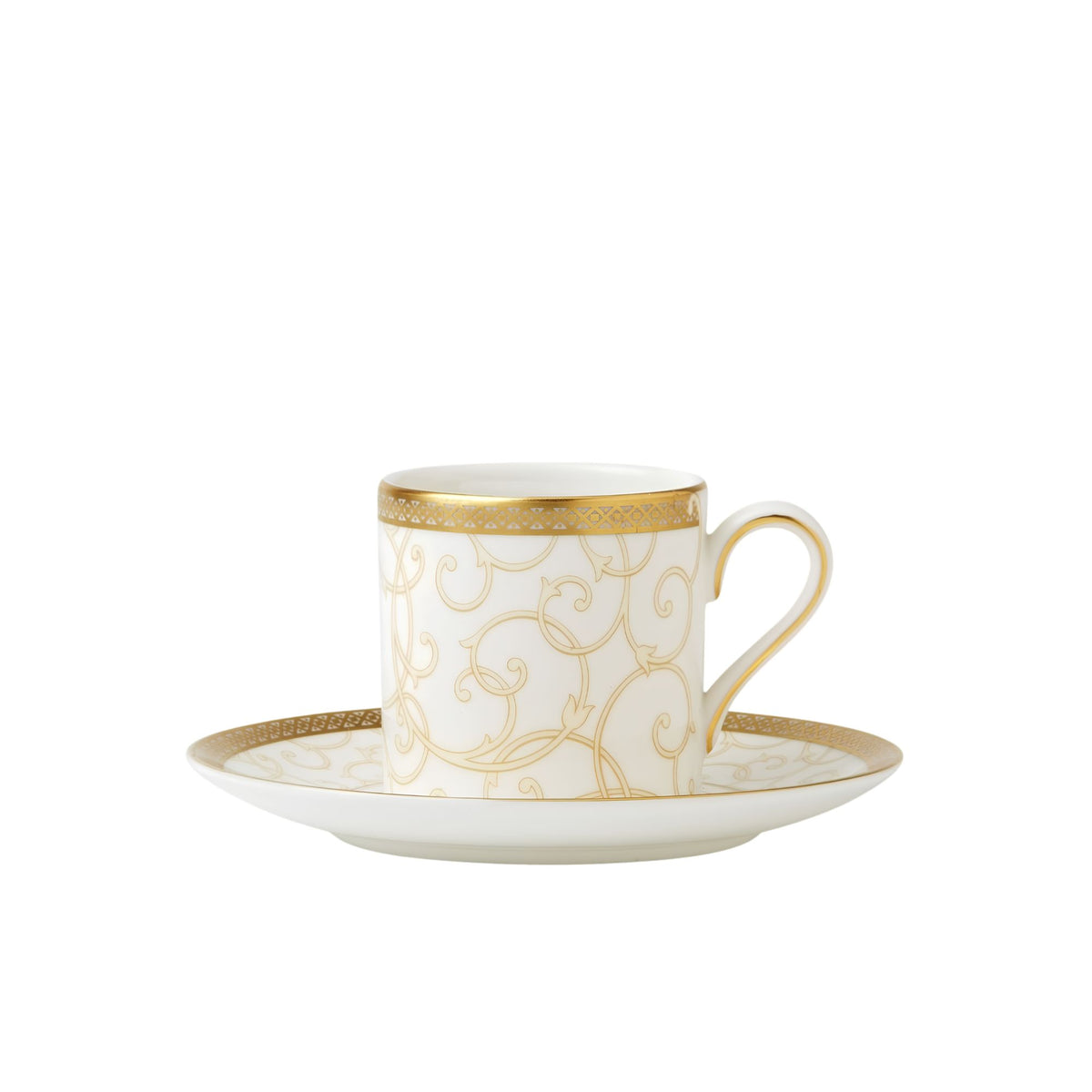 Set 6 Tazze Caffe Con Piattino Celestial Gold Wedgwood