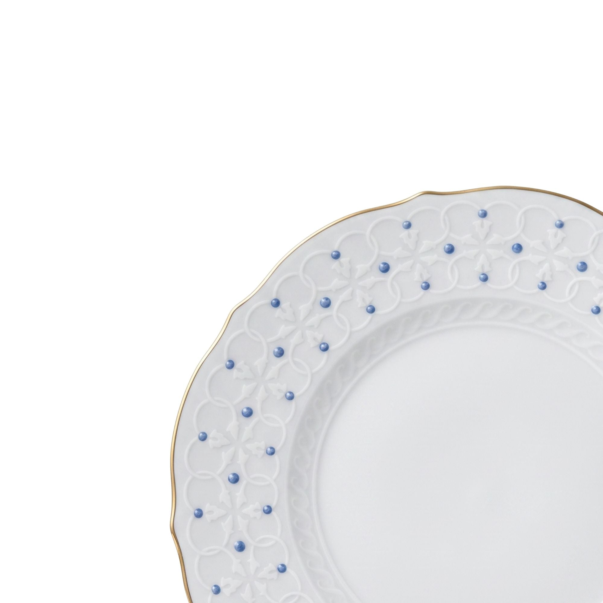 Sei Piatti Frutta Museo Le Perle Blu Ginori 1735