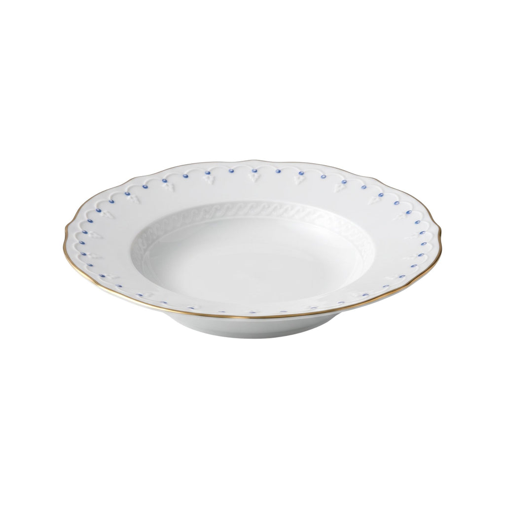 Set 6 Piatti Fondi Museo Le Perle Blu Ginori 1735