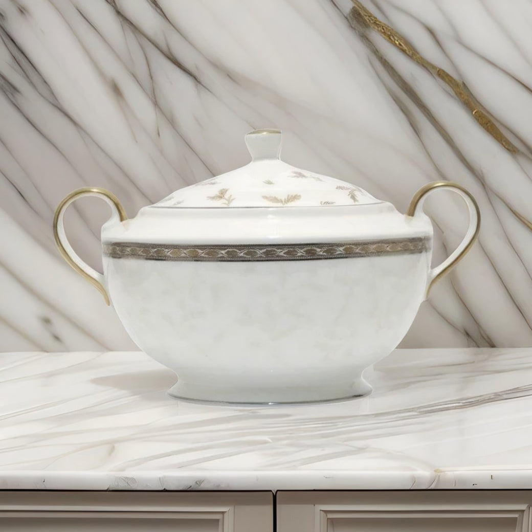 Zuppiera Ovale Con Coperchio Antinea Ginori 1735