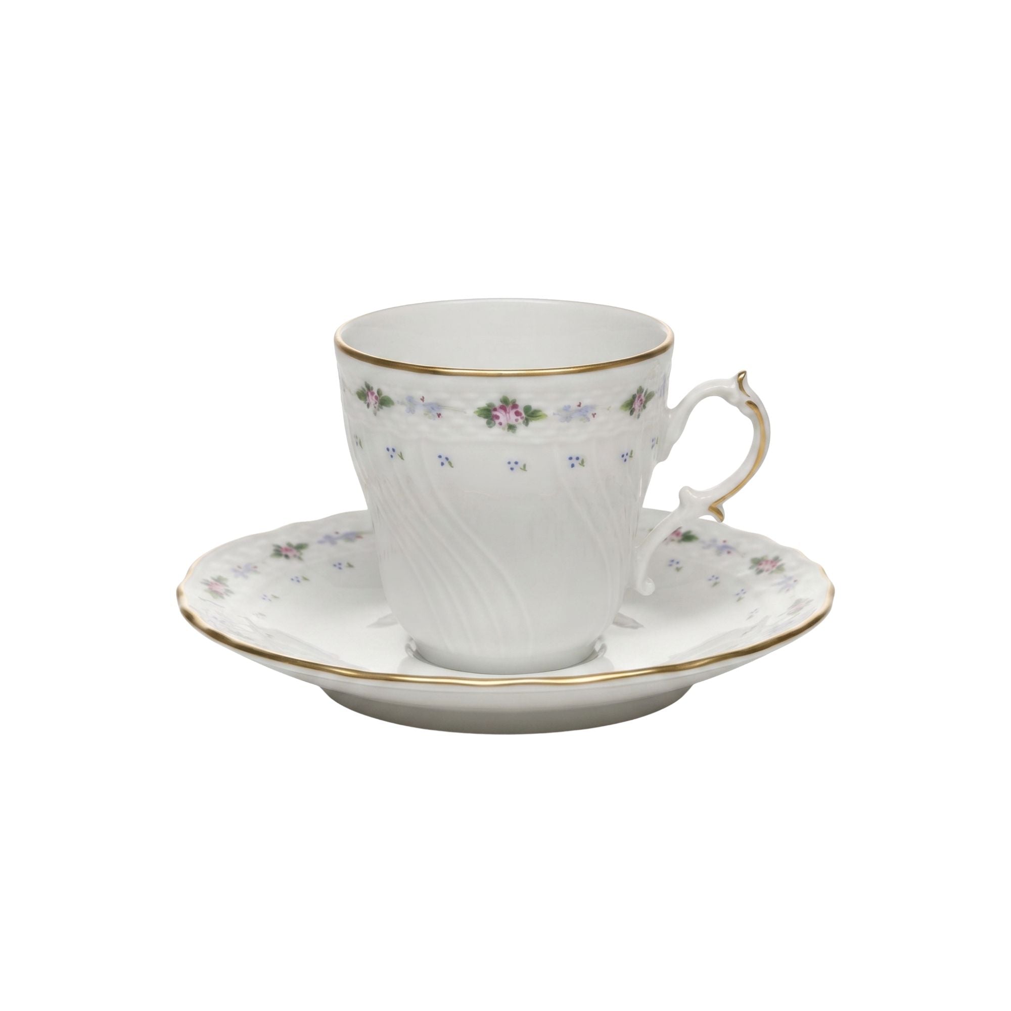 Sei Tazze Caffe Con Piattino Vecchio Ginori Ginori 1735